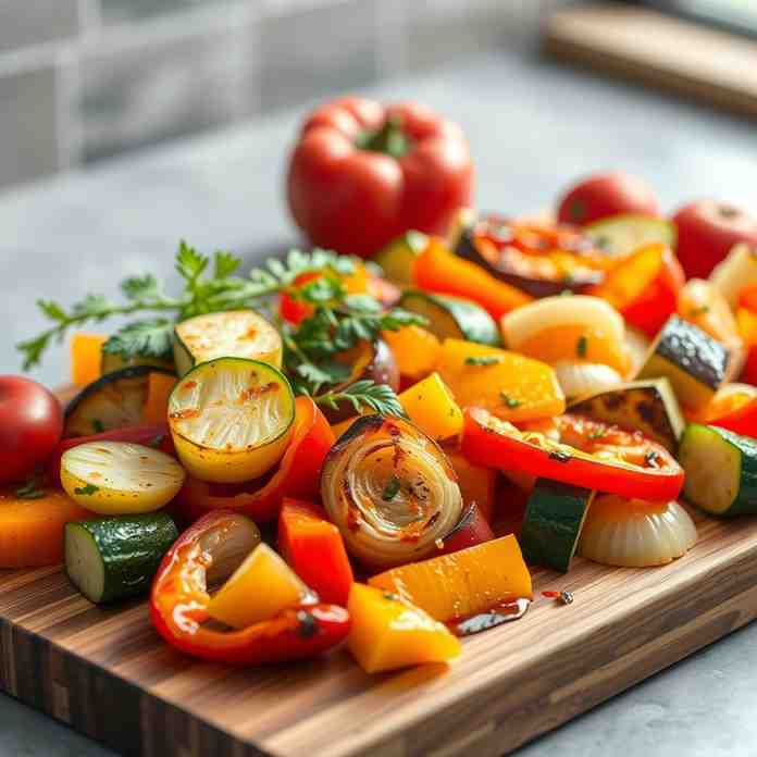 Bosnian Grilled Vegetables - Side for Grilled Meat